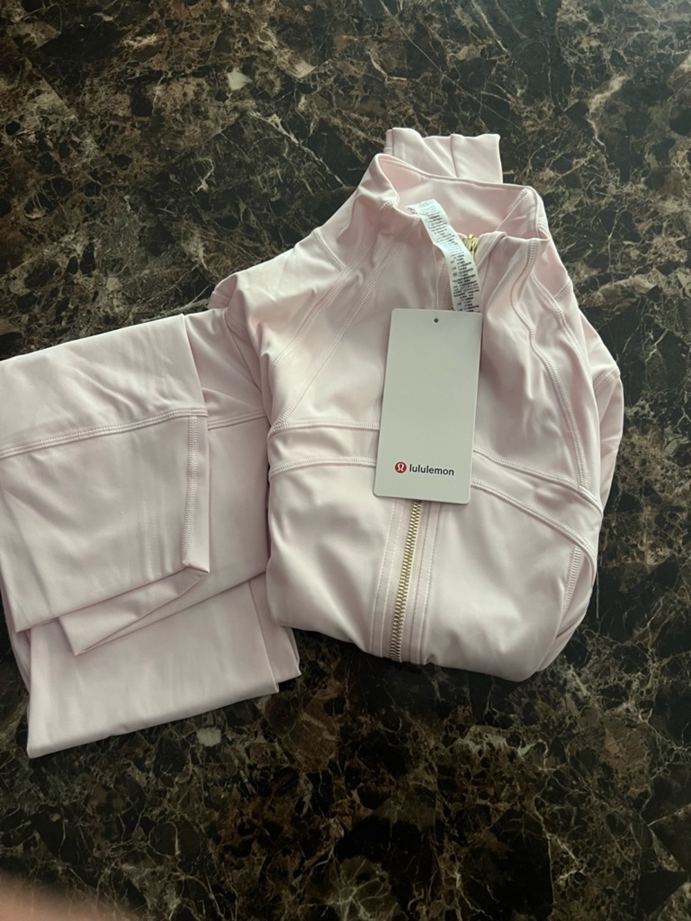 lululemon athletica Light Pink Zip-Up Blazer Jacket - Picture 2 of 2